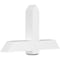 Ekena Millwork Eugene Architectural Grade PVC Gable Bracket, 48"W x 28"H x 6"D x 6"F, 14/12 Pitch GBP048X28X0606EUG00 - alternate 1